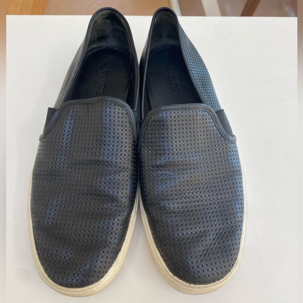 Vince Blair Perforated Sneakers - Black - 7